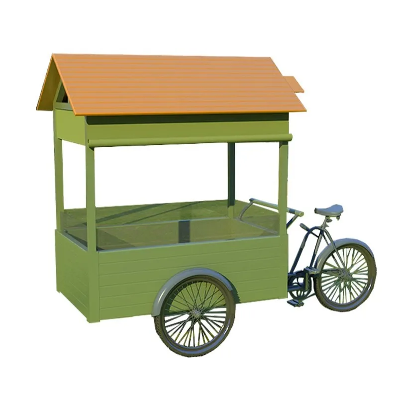

Chinese camping barbecue dining car wrought iron movable stall car