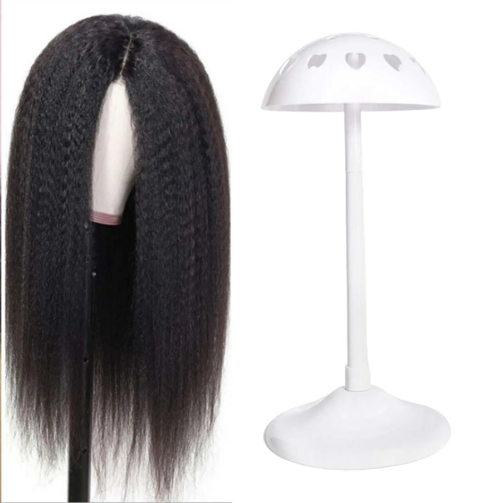 PP Hat Display Stand Adjustable Height for Hair Styling Drying Hat Storage Cute Shape