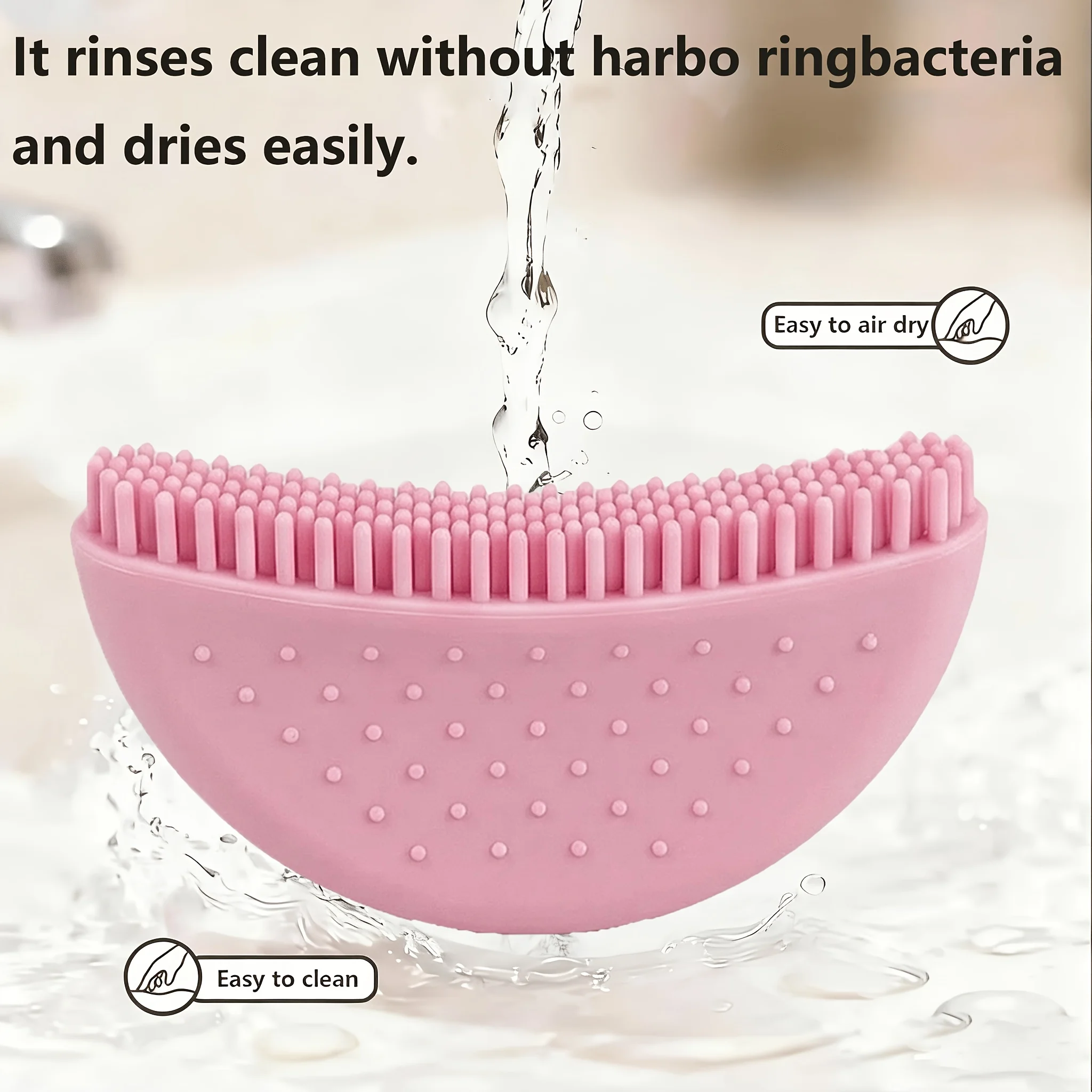 Silicone Lymphatic Massage Brush,Soft and Skin Friendly Without Irritation,Facial Lifting,Reducing Edema, Firming and Contouring