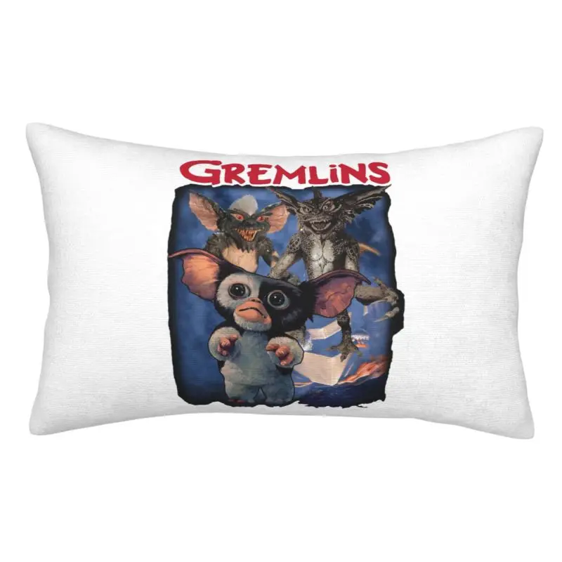 Custom Gremlinse Mogwai Pillow Case 50cmx35cm 80s Movie Gizmo Monster Home Decoration Salon Rectangle Pillowcase