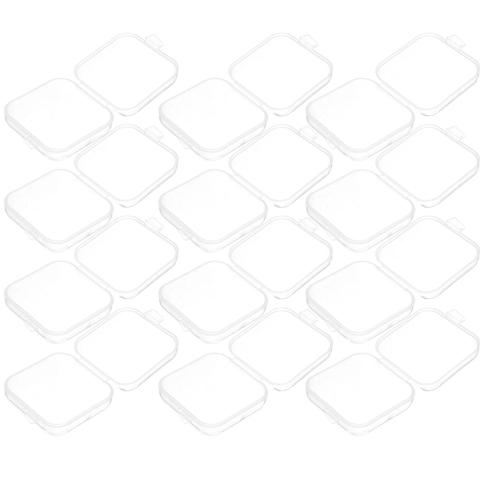 

Набор из 80 мини-контейнеров для хранения: прозрачные органайзеры для украшений, пластиковые коробки для серег