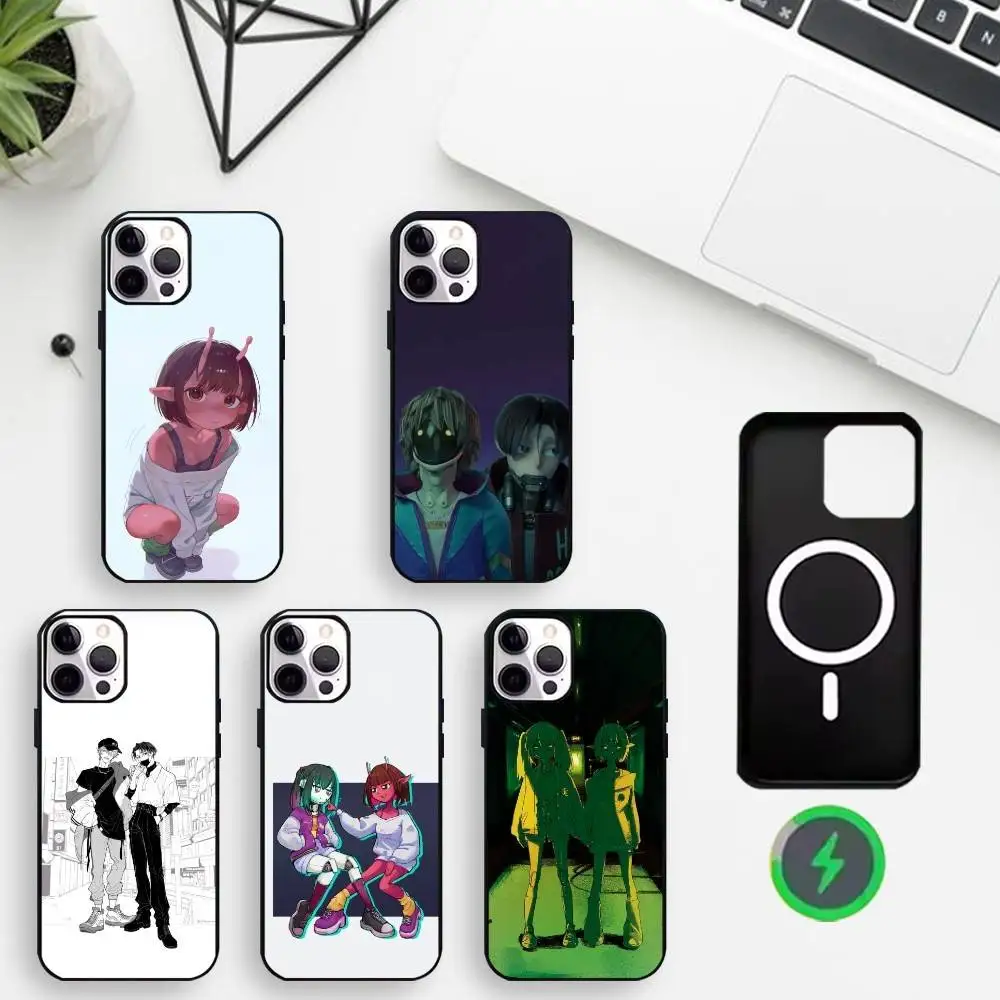 

M-Milky subway Phone Case For iPhone17,16,15,14,13,12,11 Plus,For Magnetic Wireless Charge Cover