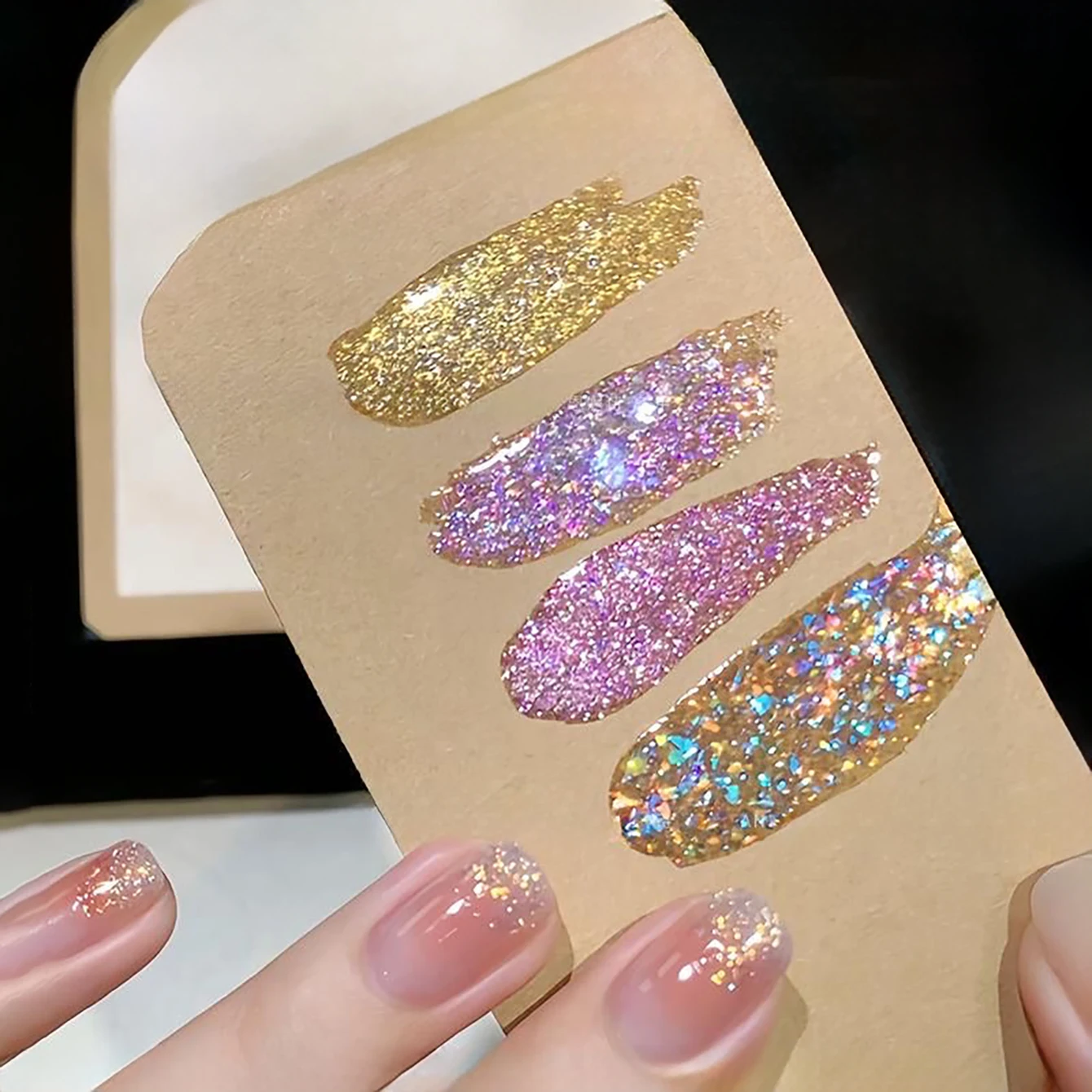 1pcs PSK 2025 ใหม่ฮาโลวีนไวท์เทนนิ่ง Fine Glitter เล็บ Salon Exclusive เจล Super Glitter Dream Fairy เลื่อมเจลเล็บ