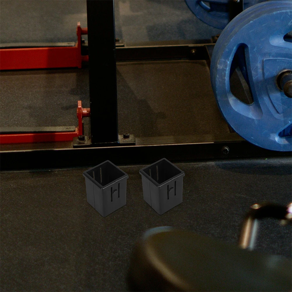 

8 Pcs Hollow Sleeve inside Square Tube Fitness Equipment Edge Inner Adapter Exercise Machine Tubing Bye Inserts Device