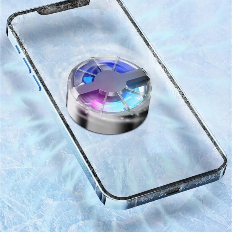 Ventilateur de refroidissement magnétique pour téléphone portable, refroidisseur à air pour les jeux PUBG, faible bruit, dissipation rapide de la chaleur