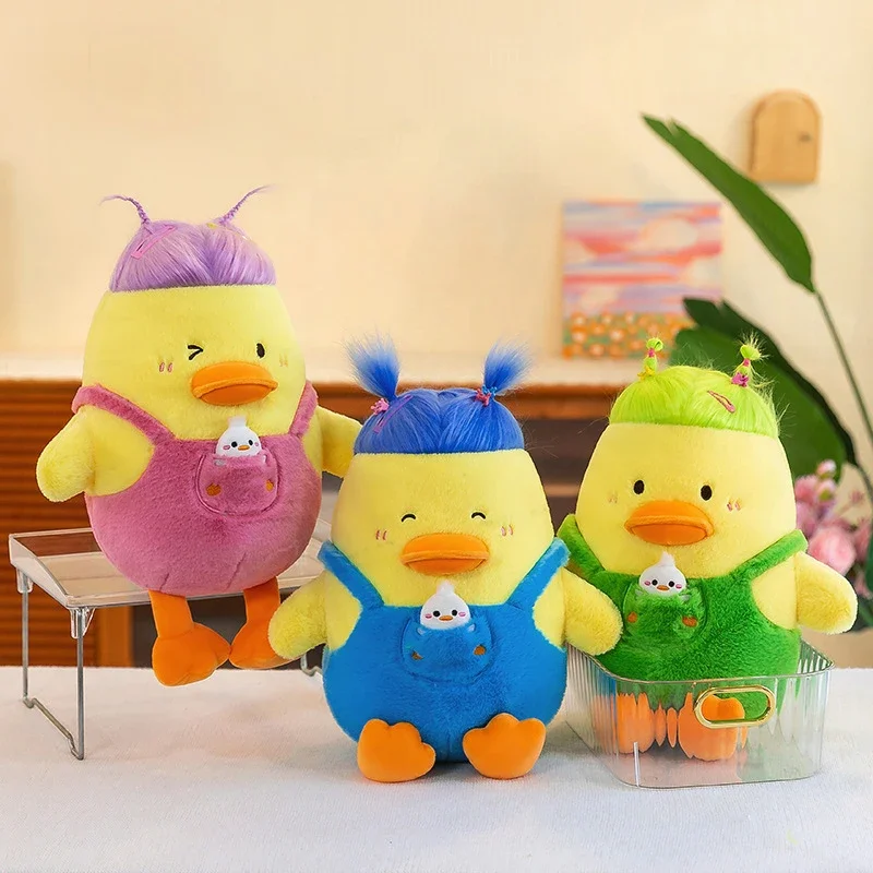 

Kawaii Plush Duck Toy Cute Stuffed Doll For Kids Birthday Present Soft Filled Baby Duck Plushie Sleep Buddy Pillow Animal Stuffi