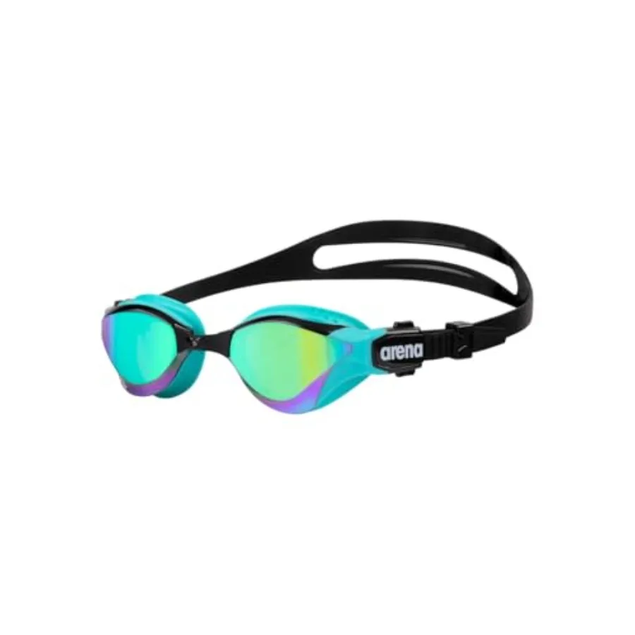

Unisex Adult Cobra Tri Swimming Goggles for Triathlon and Fitness Swipe Anti-Fog Wide Vision Mirror Lens