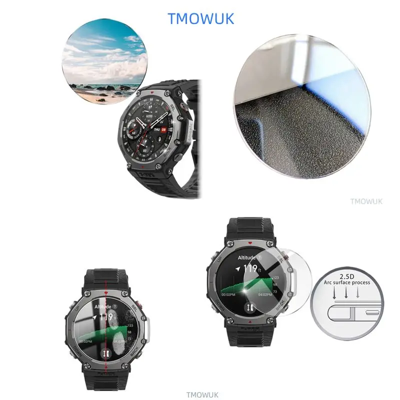 

For Amazfit T-Rex 3Pro TRex 3 Pro Protector Soft TPU Hydrogel Film HD Clear Anti-scratch Watch Protective