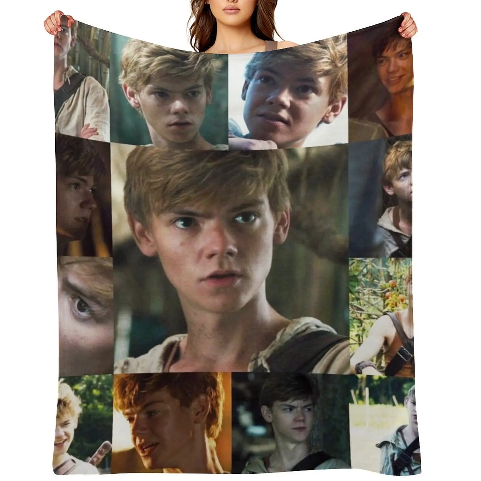 

the maze runner newt blanket Throw Blanket Moving Vintage Fashion Sofas anime Blankets