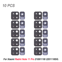 10 PCS Back Camera Lens Cover For Xiaomi Redmi Note 11 Pro 5G 4G Redmi Note 11 Pro Plus 5G India 21091116I 2201116SG