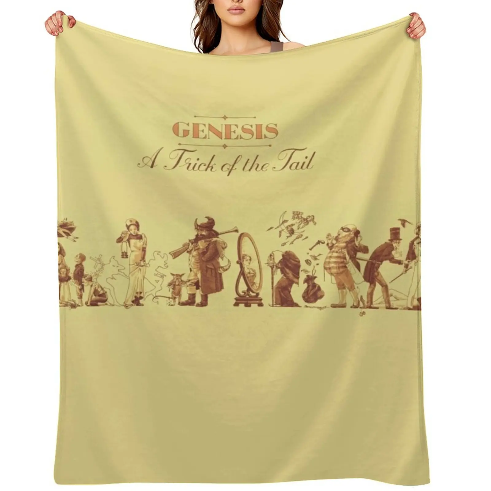 

A trick of the tail Throw Blanket bed plaid Blankets For Baby Bed linens Nap Blankets