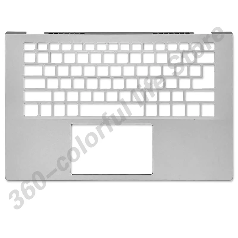 Imagem -05 - Laptop Top Case para Dell Tampa Traseira Moldura Frontal Palmrest Superior Inferior Prata Novo 0wk1kg 14.0 P130g P130g002