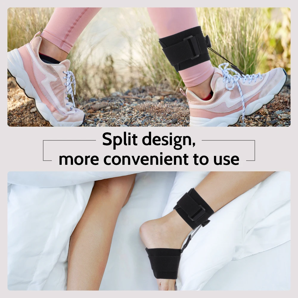 Adjustable Plantar Foot Drop Traction Corrector Orthosis Stabilizer Brace Support Night Splints Pain Relief Ankle Support