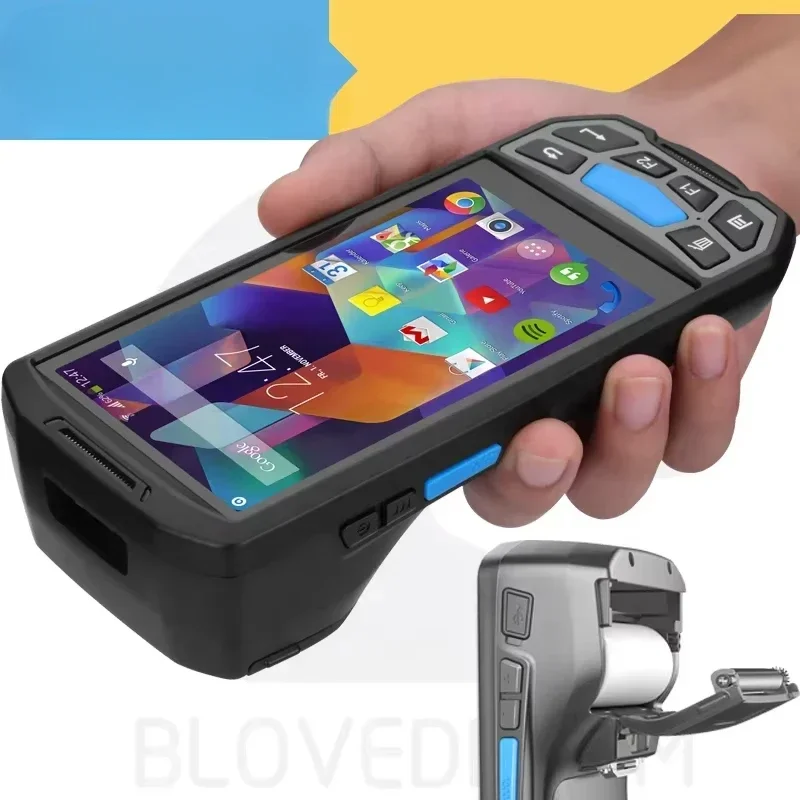 Price of Biometric Fingerprint Scanner, Wireless Portable Fingerprint Scanner Reader Printer with 4G LTE ,5.0inch Large Screen