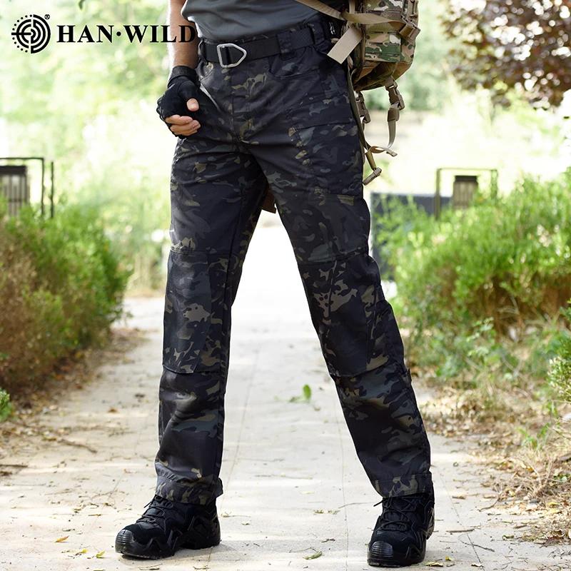 Pantalones de combate para hombre, pantalón táctico de camuflaje Airsoft de EE. UU., ropa de calle resistente al desgaste