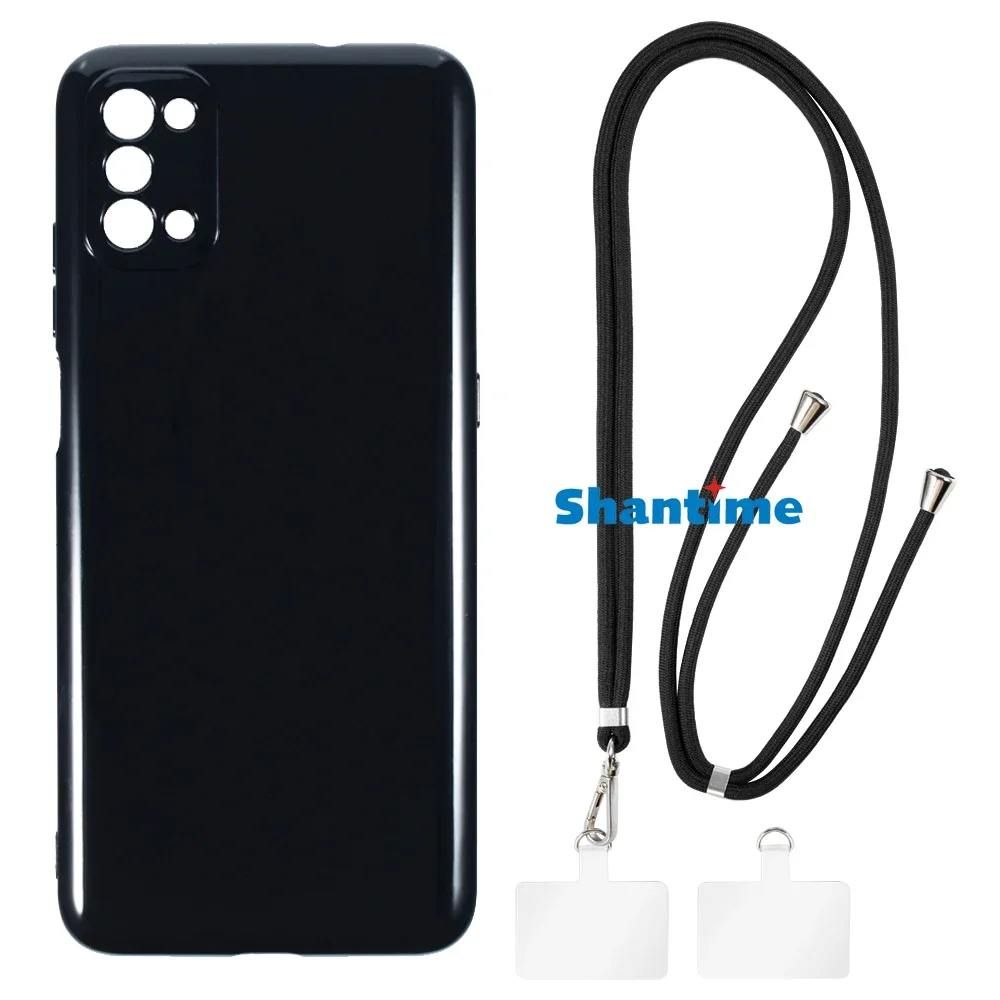 Suitable for Oukitel K9 Pro Case + Ajustable Neck/Crossbody Lanyards and Spacers, Silicone TPU Cover