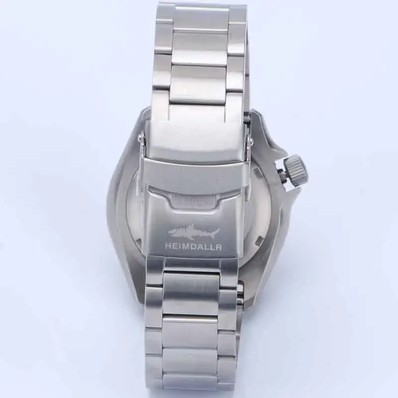 HEIMDALLR Men's Dive Watches Titanium Sapphire Crystal C3 Super Luminous 20Bar Waterproof NH35 Automatic Machinery Men Watch