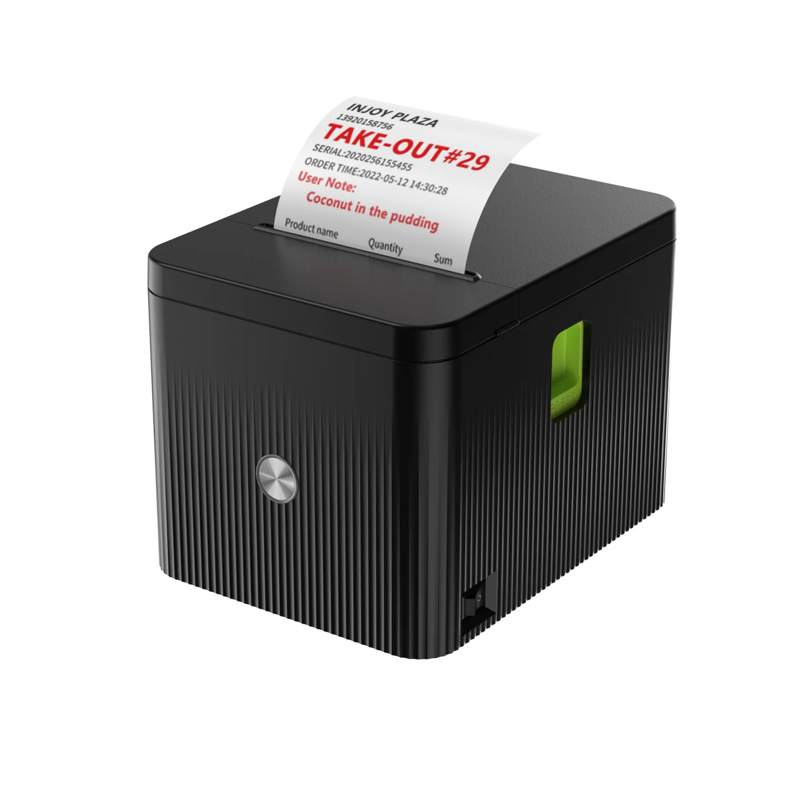 Newest Desk Thermal Printer Pos 80mm 58mm Receipt Printer With Blue Tooth USB WIFI Interface Supporting Two Color Printing