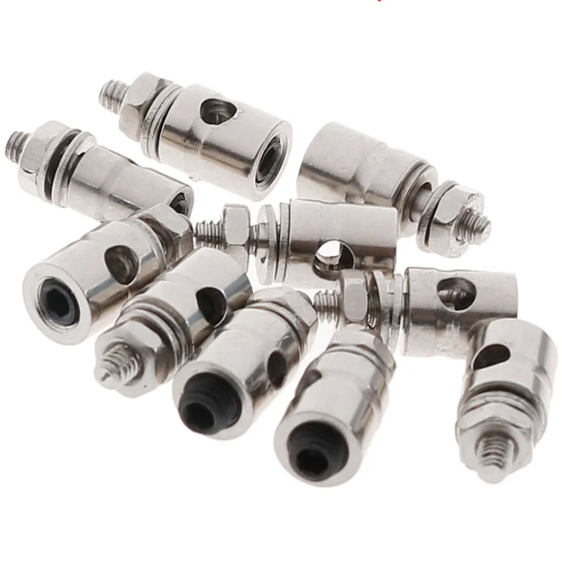 10Pcs RC Airplane Boat Pushrod Linkage Stopper Servo Connectors Adjustable Diameter Helicopter Rc Boat Accessories