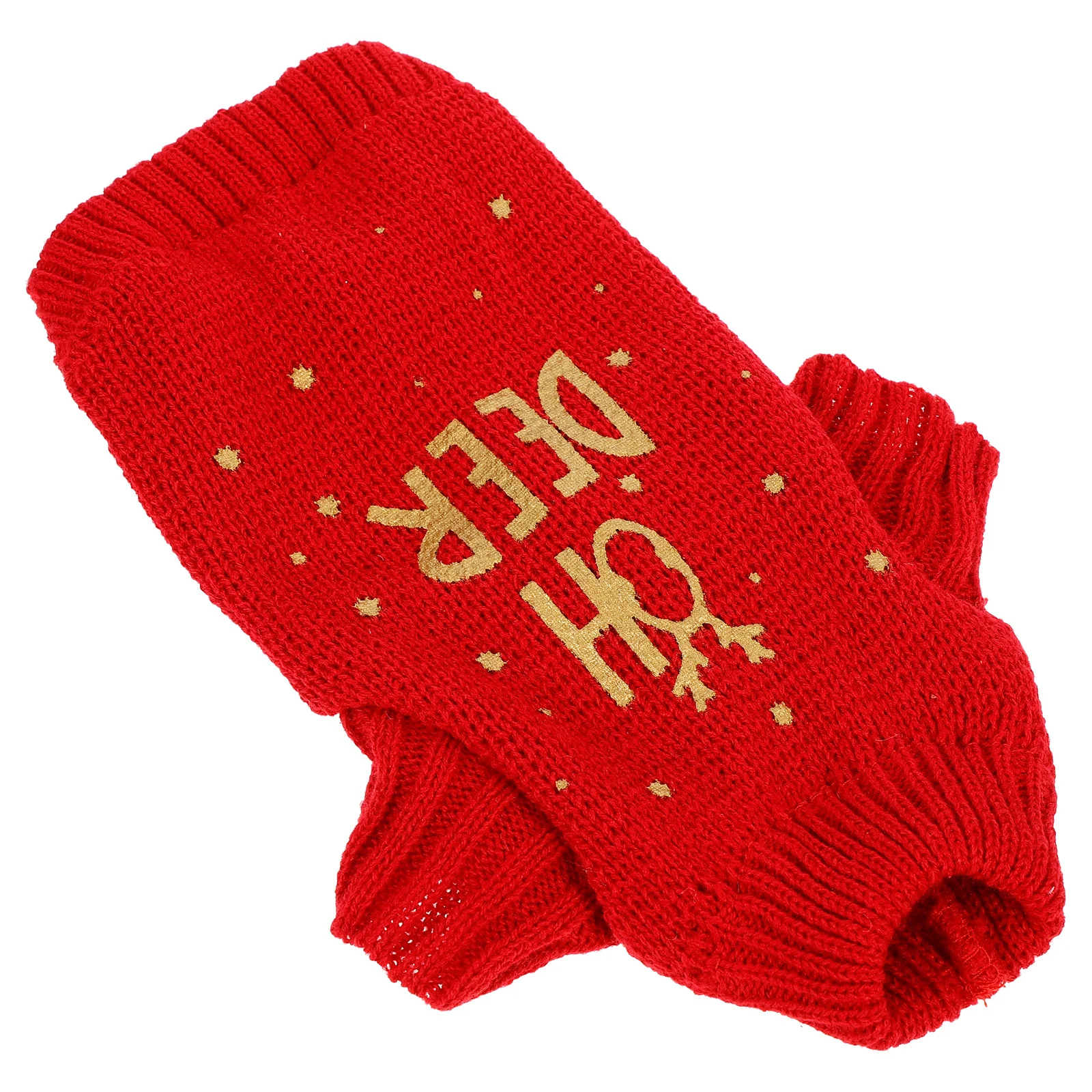 

1Pcs Dog Winter Sweater Wool Warm Christmas Pet Clothes Xs Fashion Letters Design Easy on Outdoor Party Costume