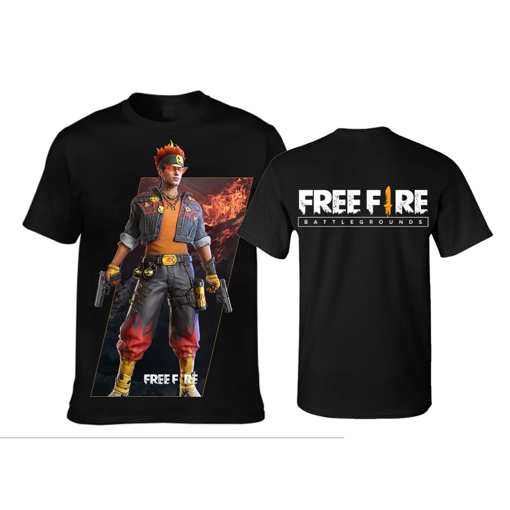 Hot Game Free Fire T-Shirts Fighting 3D Print Streetwear Boys Girls Fashion Oversized Round Neck T Shirt Kids Tees Tops Clothes