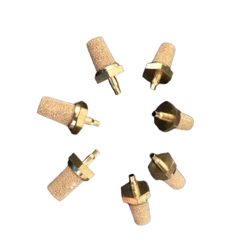 5Pcs Filter Pure Copper Filter Tip Universal Copper Fog Machine Oil Filter For Stage Effects Misting Nozzle Replacement Parts