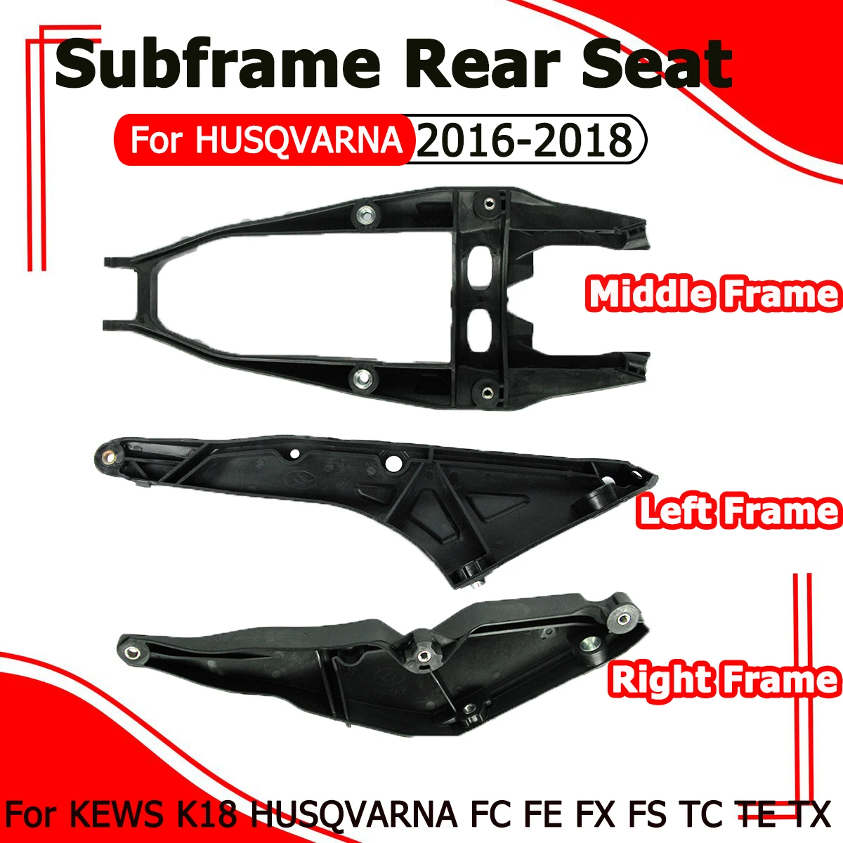 OTOM Motorcycle Subframe 16-19 For HUSQVARNA FC FE FS TC TX TE 125 250 300 350 450 501 K18 Rear Seat Stay Support Tray Tailstock