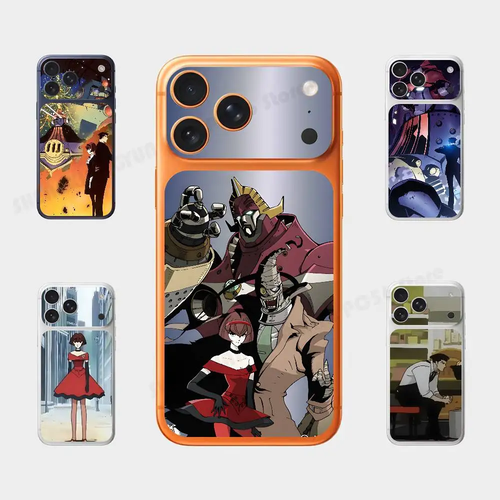 

The B-Big O Cartoon Plain Decal Skin For IPhone17 Pro ProMax Back Film Cover Wrap Anti-scratch Durable Sticker