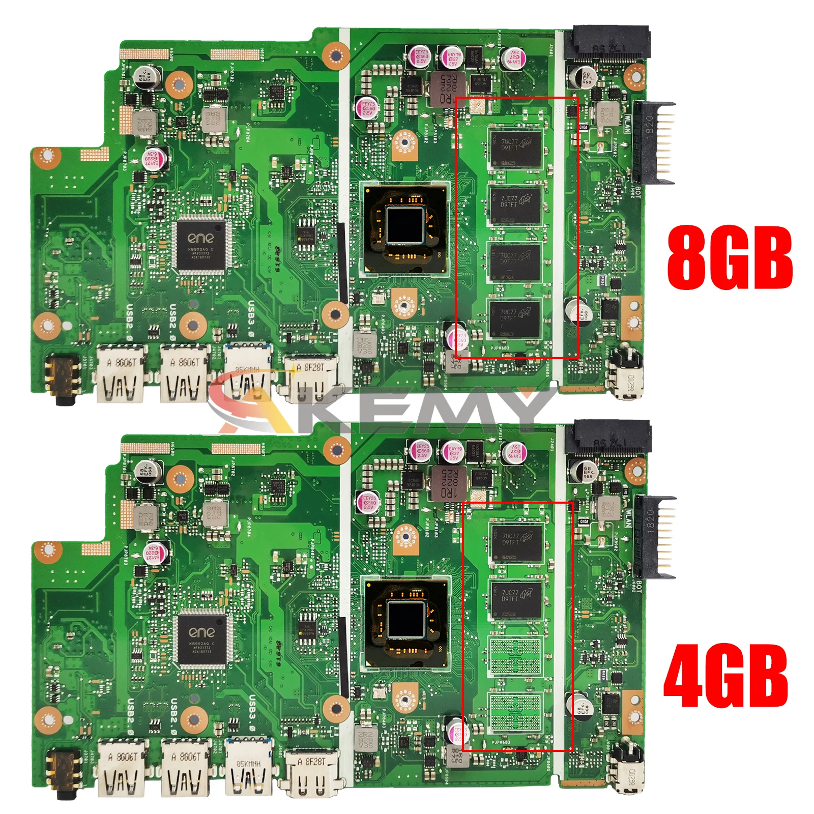 AKEMY X540MA Scheda Madre Per ASUS X543MA F540MA A540MA D540MA X540M Scheda Madre Del Computer Portatile N4000 N4100 N50