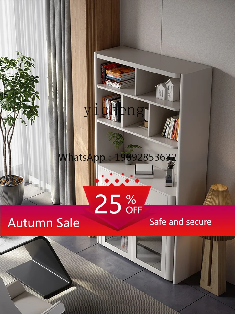 

Integrated Multifunctional Storage Modern Minimalist Study Showcase Home Bookcase Storage