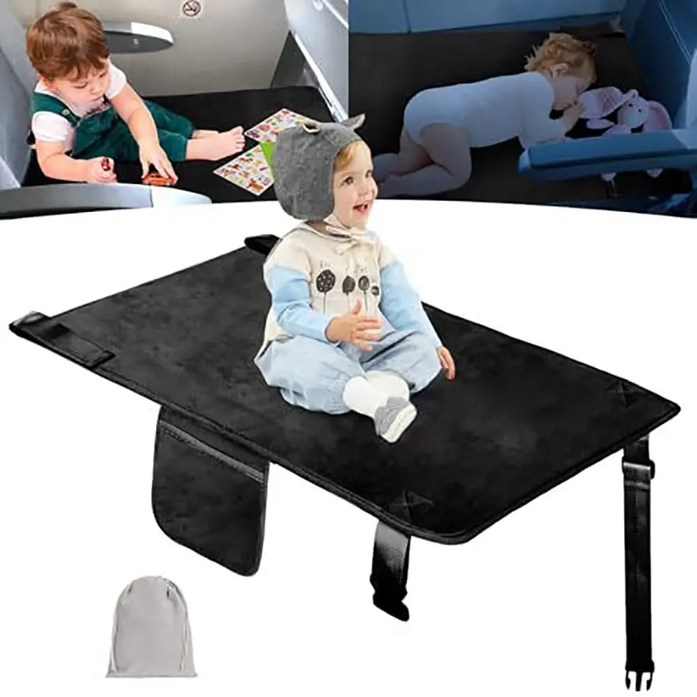

Portable Soft Toddler Airplane Bed Comfortable Breathable Toddler Travel Bed Skin-Friendly Foot Hammock Travel Essential