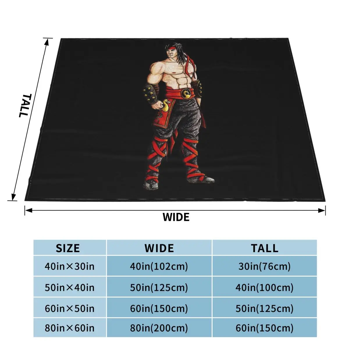 Mortal Kombat One Blanket Soft Warm Flannel Throw Blanket Bedding for Bed Living room Picnic Travel Home Couch