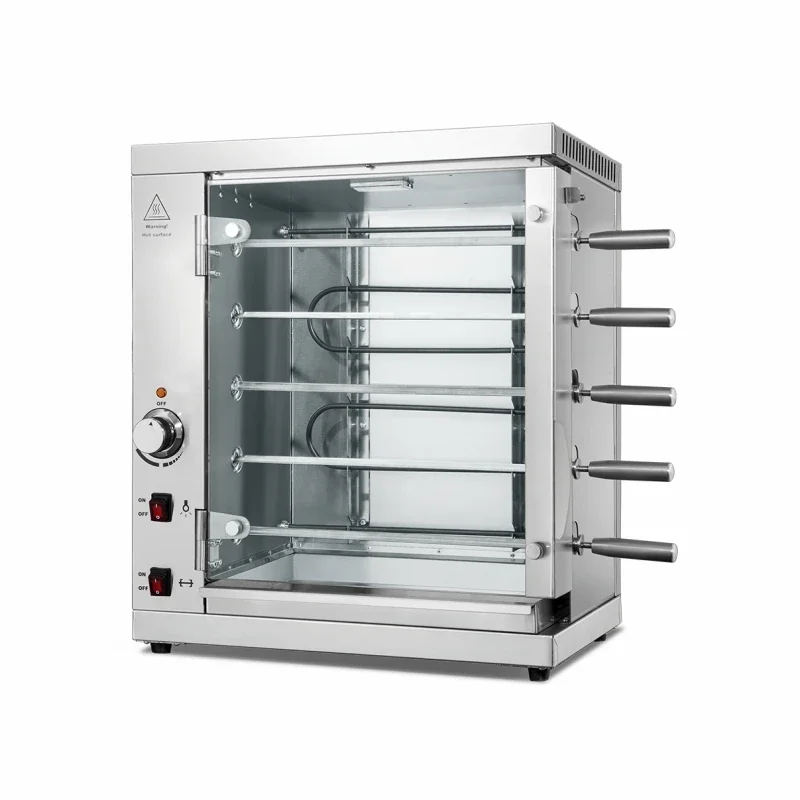 Small Stainless Steel Electric Baking Machine Gas-Powered Chicken Rotisserie Oven Durable and for Sale