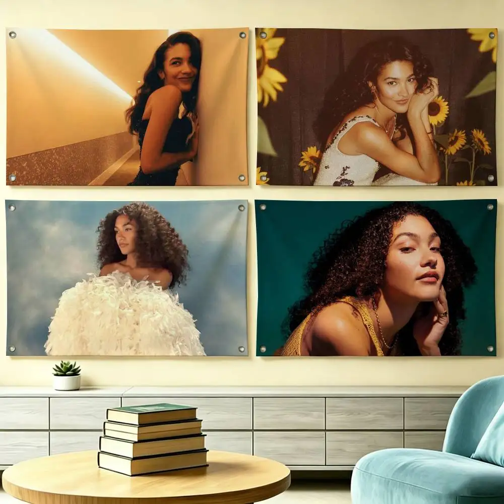 London Soul Songstress Olivia Dean Flags for Bedrooms Home Decor Items Outdoor Decors Garage Decoration Flaga