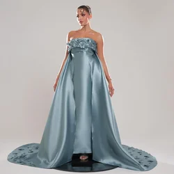 Customized High Quality A-line Strapless Long Dresses Prom Dresses Retro Fashion Elegant Exquisite High Quality Sexy Classic Exq