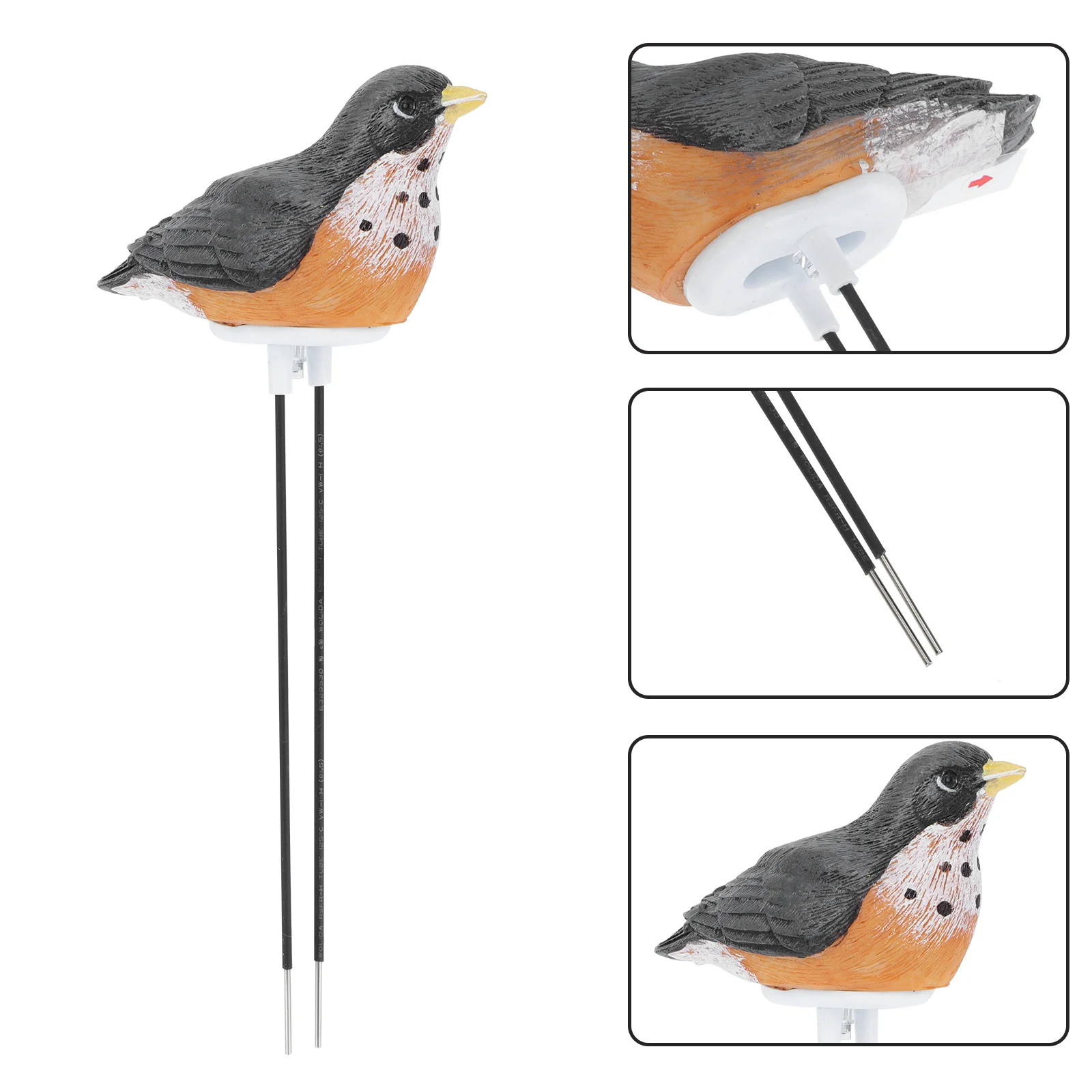 

Soil Moisture Meter Digital Tester for Indoor Plants Black Resin Flower Pot Potted Plant Watering Reminder Prevent Overwatering