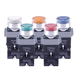 Original NEW for Schneider ZB2-BE102C ZB2-BE101C ZB2-BWB C Button Switch with Light DC/AC 24V AC 220V XB2BW33B1C XB2B Series