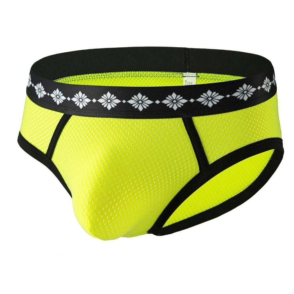 New Low-waist Men's Underwear Patchwork Breathable Panties Spots Style Men's Briefs Fitness Exercise