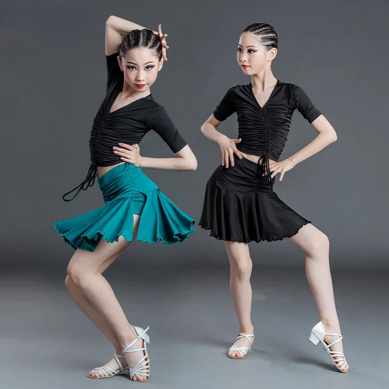 

Girls Modern Waltz Dance Costumes Children Professional Latin Dance Dress for Girls Ballroom Dance Competition Dresses for Kids