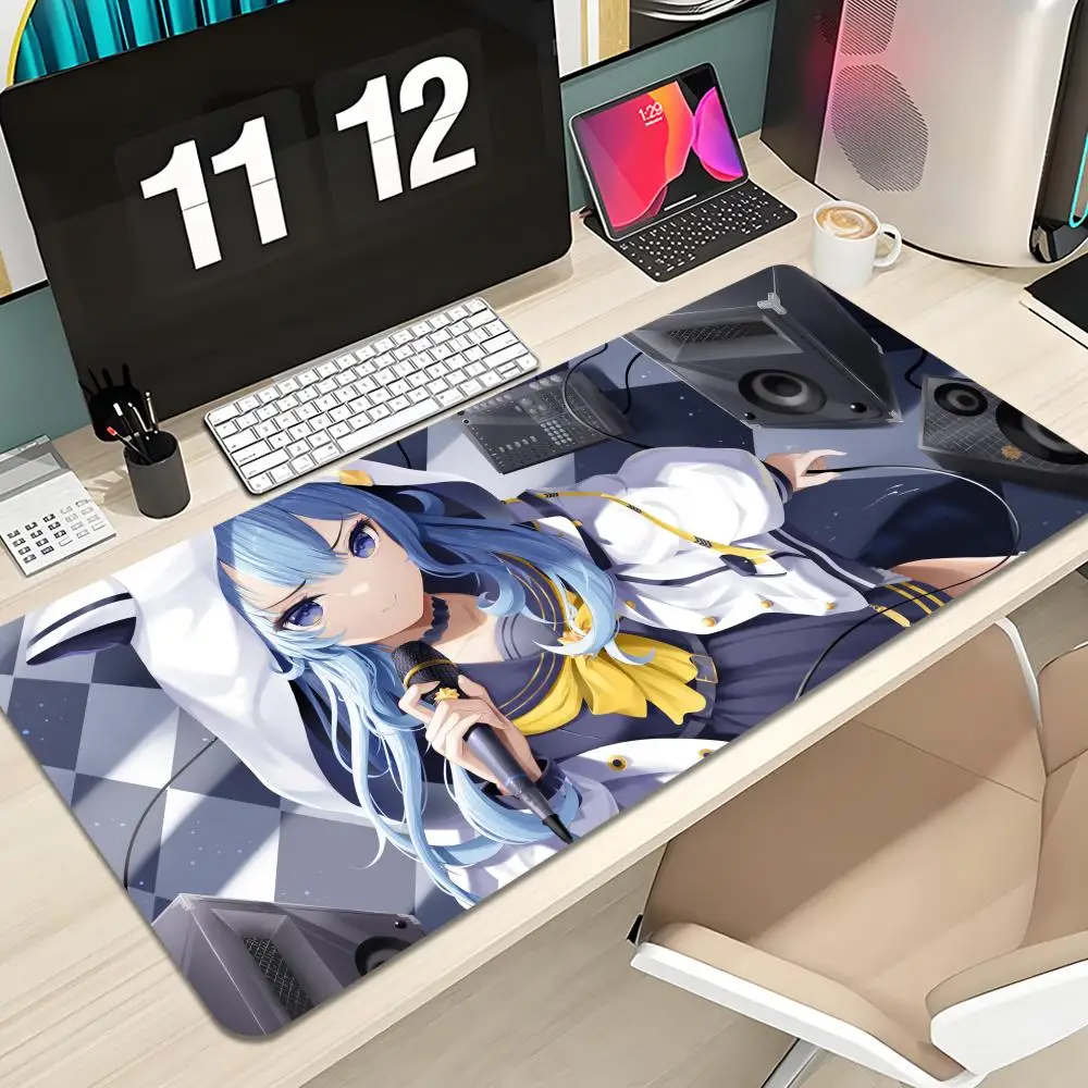 

Anime Hololive Hoshimati Suisei Mouse Pad Keyboard Mousepad large 1200X600 mm Desk Mat PC Gamer Office Carpet Home Table pad