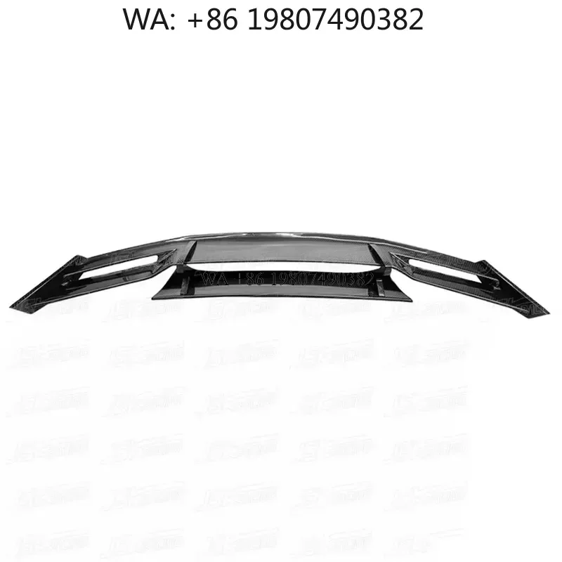 Wmwmnu PRO STYLE Dry Carbon Fiber Rear Spoiler Wing Trunk Lip for 2019-2022 GT Car Body Kit Accessories