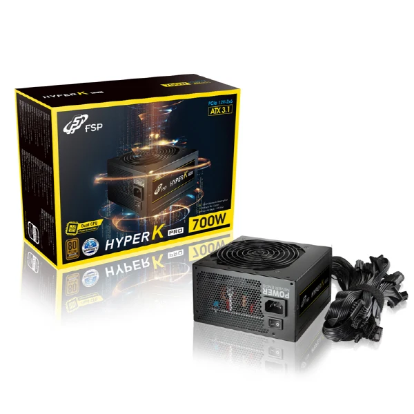 قوة Fsp Hyper K Pro 700 وات برونزية Eu Atx3.1(Pcie5.1).