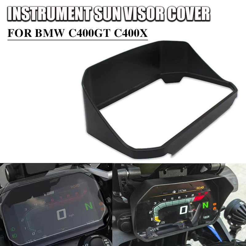Instrument Sun Visor Cover For BMW C400X C400GT C400 X C 400 X GT C 400X 400GT Motorcycle Sun Visor Instrument Hat