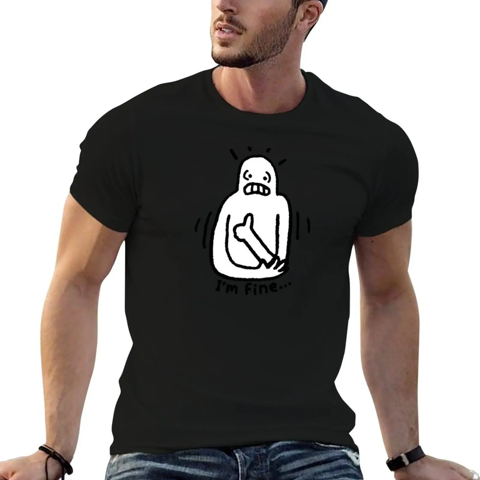 

Im Fine T-Shirt cotton t shirts high quality t shirts for man graphic funny T-Shirt