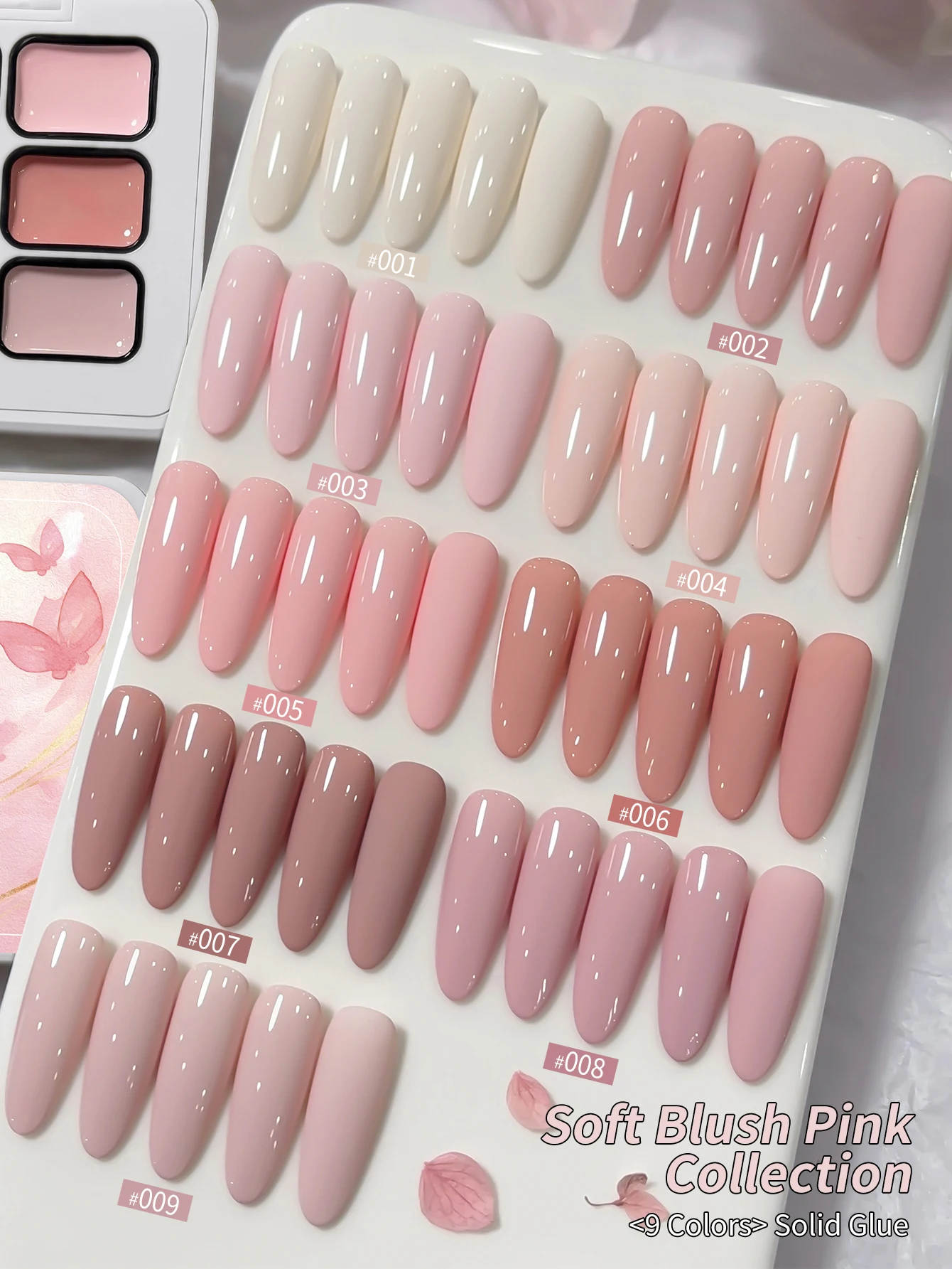 질라디아 9색 신상 인기 솔리드 젤 네일 젤 세미 퍼머넌트 네일 아트 소킹 UV LED 젤 크리스마스 매니큐어 선물 네일 살롱