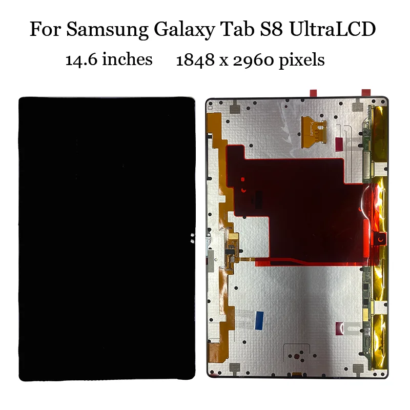 Tela sensível ao toque LCD para samsung galaxy tab s8 ultra x900 x906 x906u sm-x900 sm-x906 sm-x906b sm-x906u sm-x906n, novo