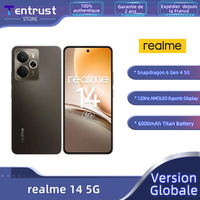 Global Version realme 14 5G Smartphone Snapdragon 6 Gen 4 120Hz AMOLED Esports Display 50MP OIS AI Camera 6000mAh Titan Battery