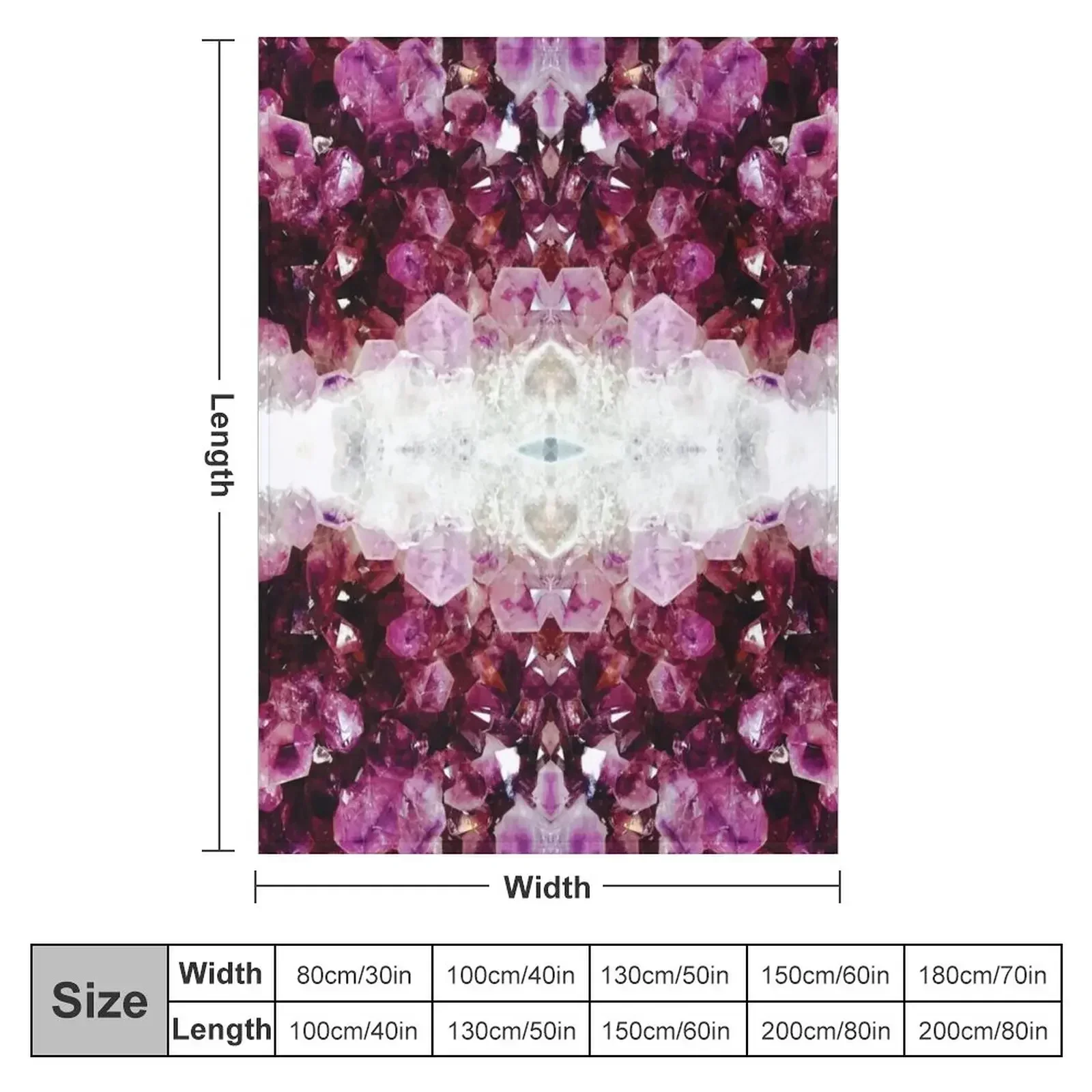 Precious Stone Throw Blanket couch cozy soft plush fuzzy picnic outdoor blanket