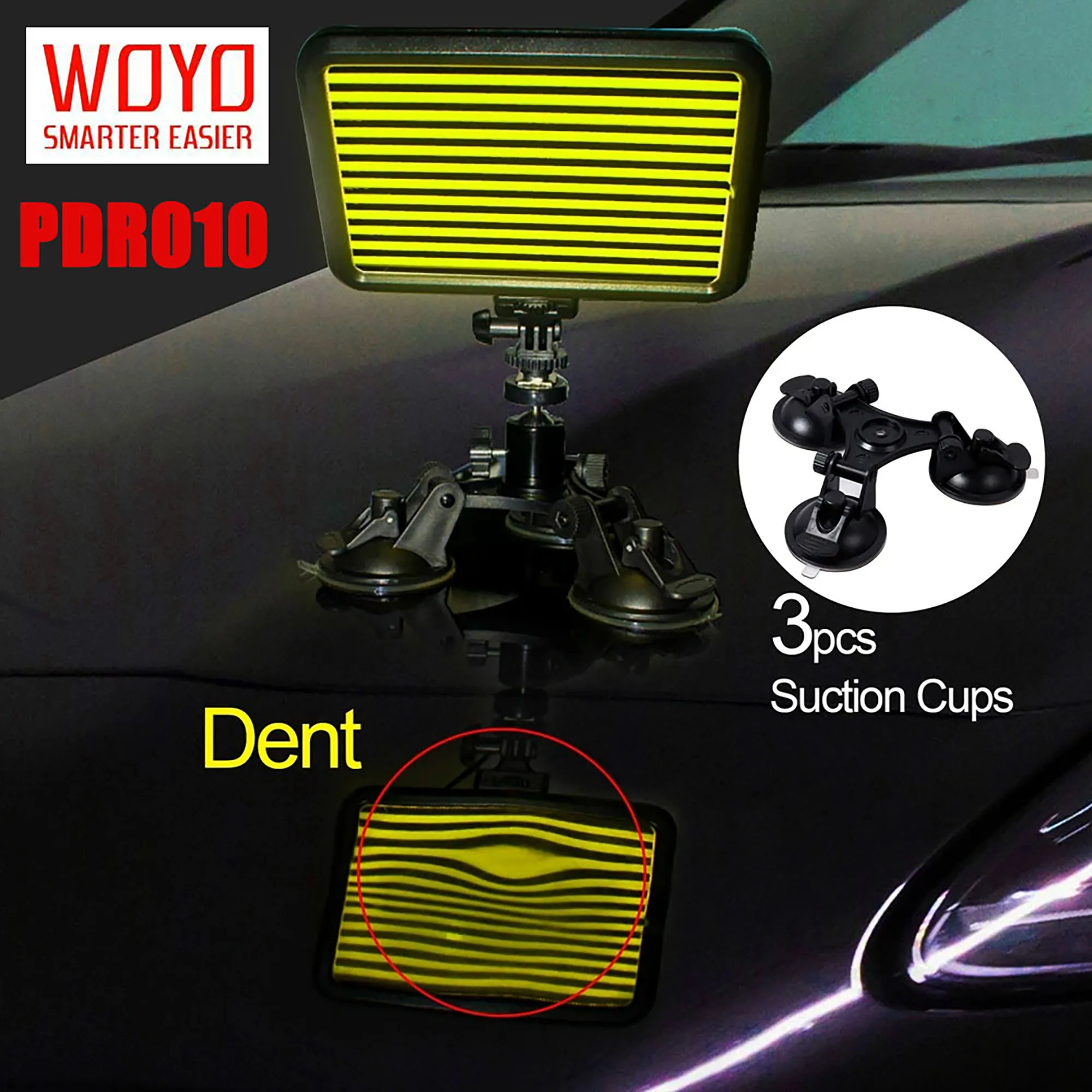 

WOYO Car Dent PDR Light PDR Dent Reflector LED Line Board Light Dent Repair Tools Reflection Board for Remove Car Body Dent 220V