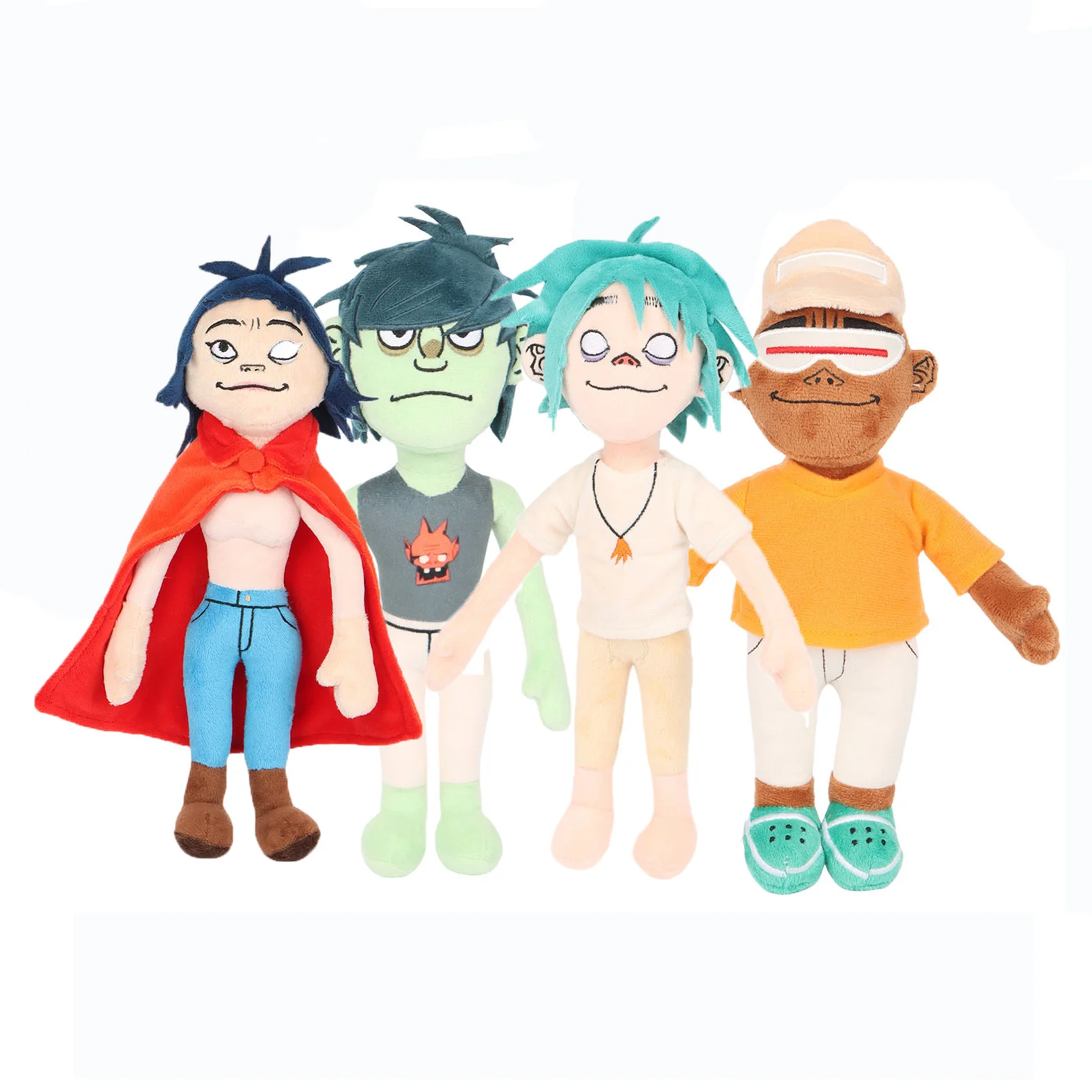 

Kawaii Gorillaz Noodle Plush Toys Plushie Doll Animal Peluche Anime Street Fighter Christmas Birthday Gifts